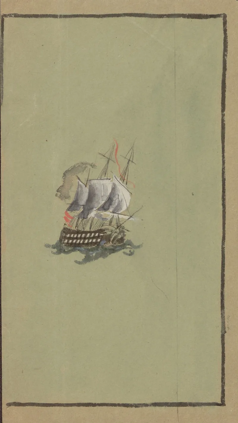 Frigate At Sea by Valdemar Andersen - Canvas Print