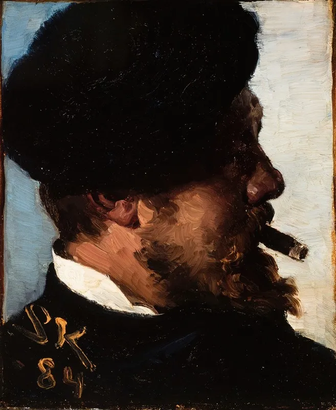 Fritz Stoltenberg by Peder Severin Krøyer - Canvas Print