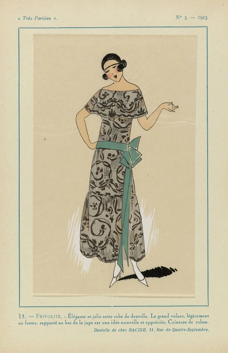 Frivolite by G-P. Joumard - Canvas Print