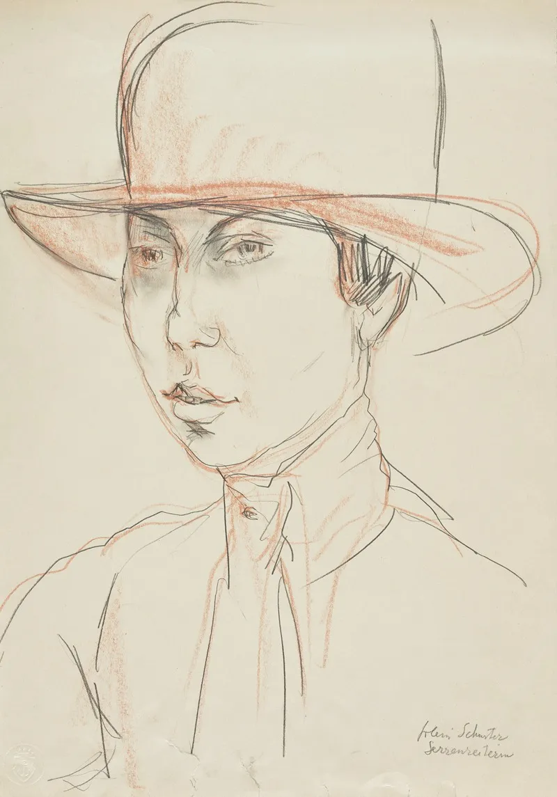 Frlein Schuster Herrenreiterin by Rudolf Grossmann - Canvas Print