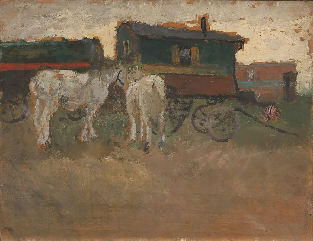 From Brittany by Frits Thaulow - Canvas Print