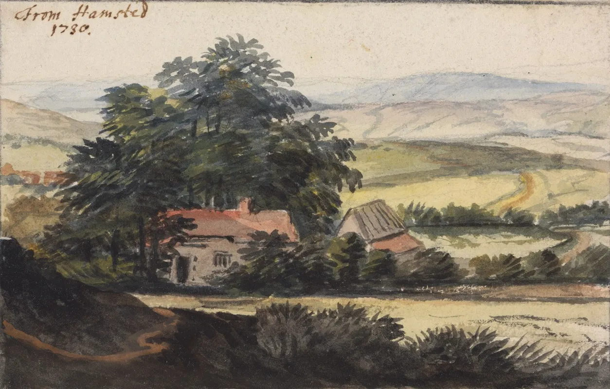 From Hampstead by Peter Tillemans - Canvas Print