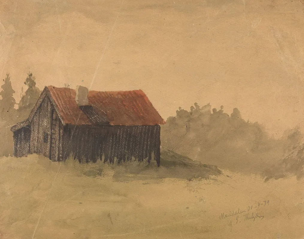 From Maridalen by Gustav Wentzel - Canvas Print