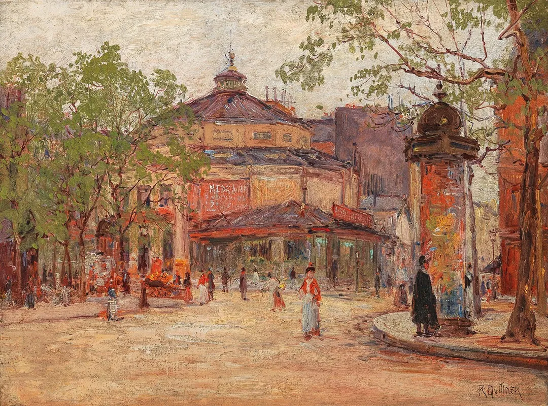 From Paris by Rudolf Quittner - Canvas Print