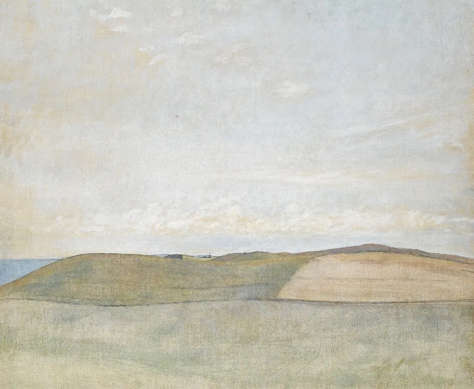 From Refsnaes by Vilhelm Hammershøi - Canvas Print