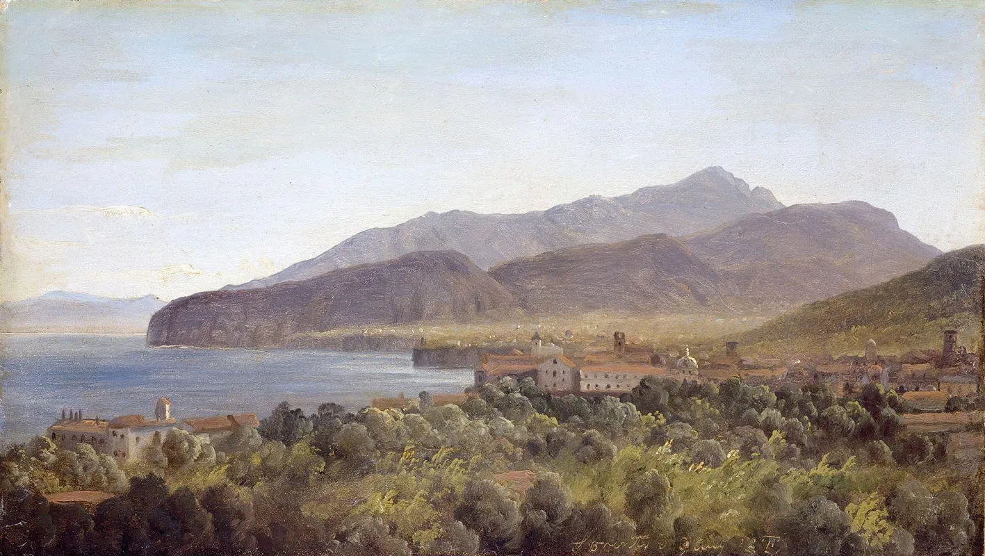 From Sorrento by Thomas Fearnley - Canvas Print