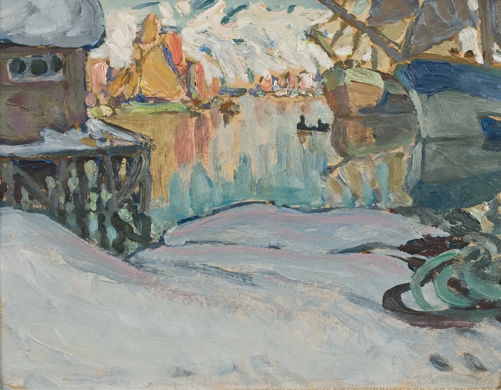 From Svolvaer Harbour Study From Lofoten