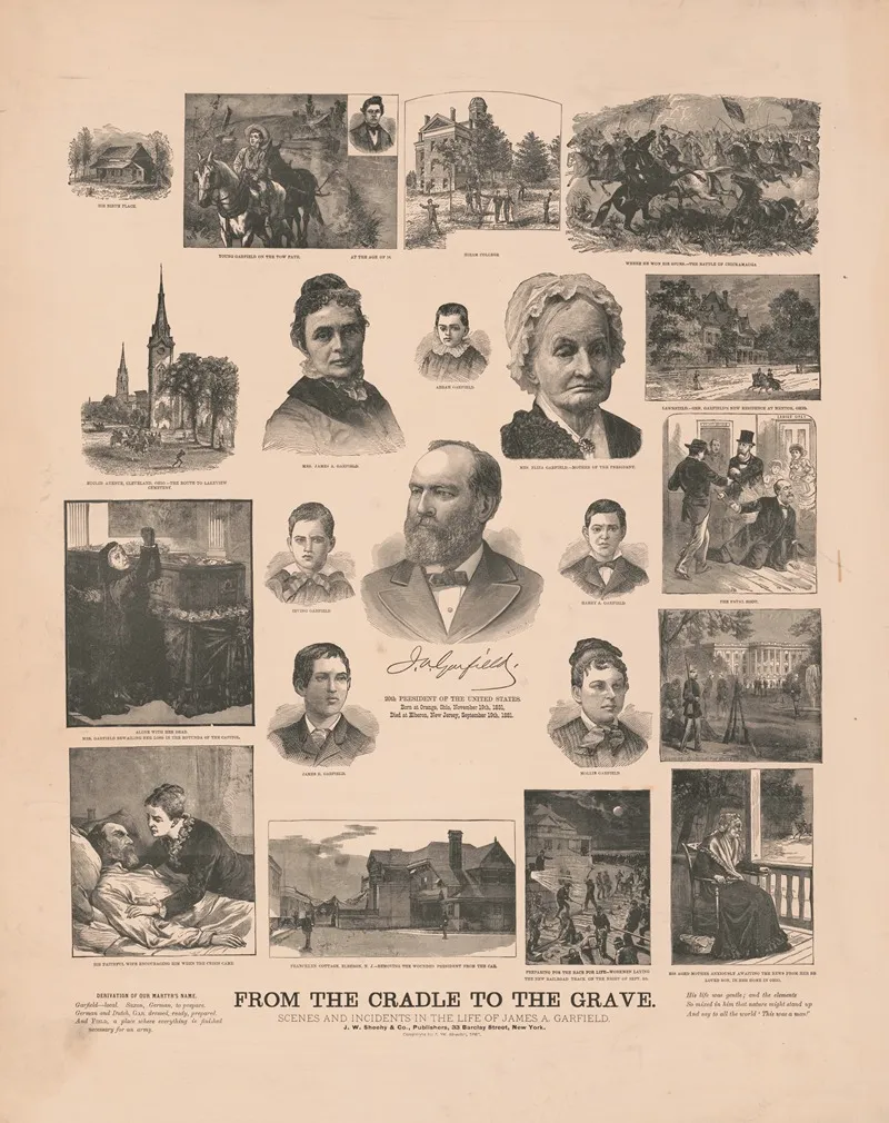 From The Cradle To The Grave Scenes And Incidents In The Life Of James A Garfield