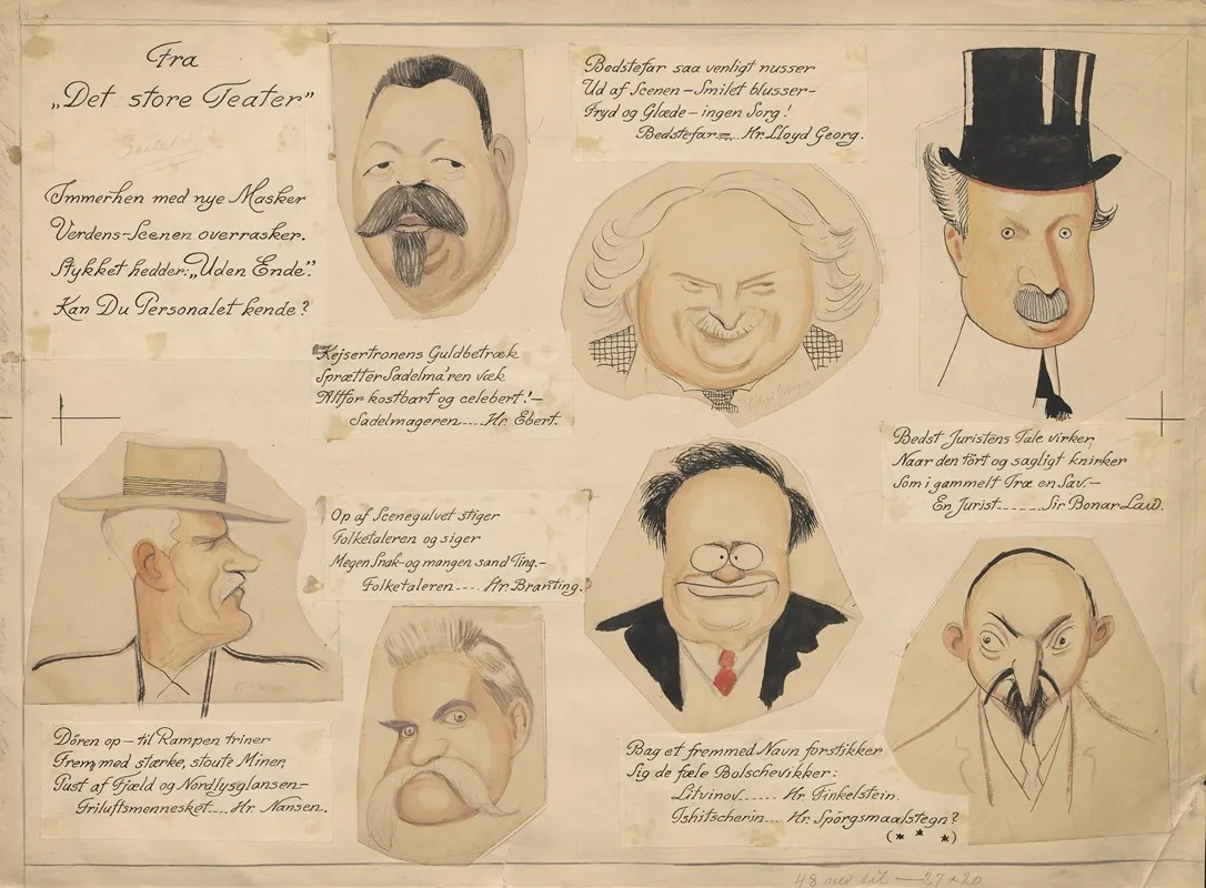 From The Great Theater by Alfred Schmidt - Canvas Print