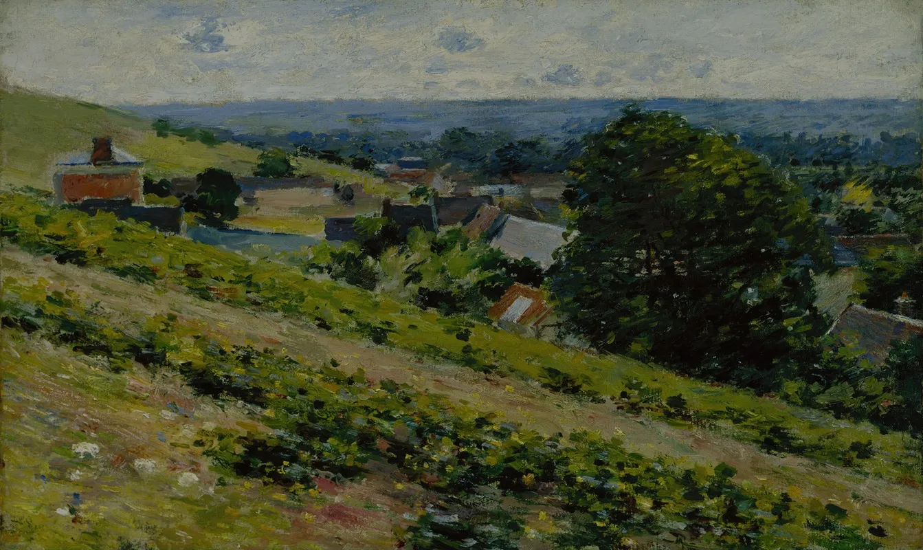 From The Hill Giverny by Theodore Robinson - Canvas Print