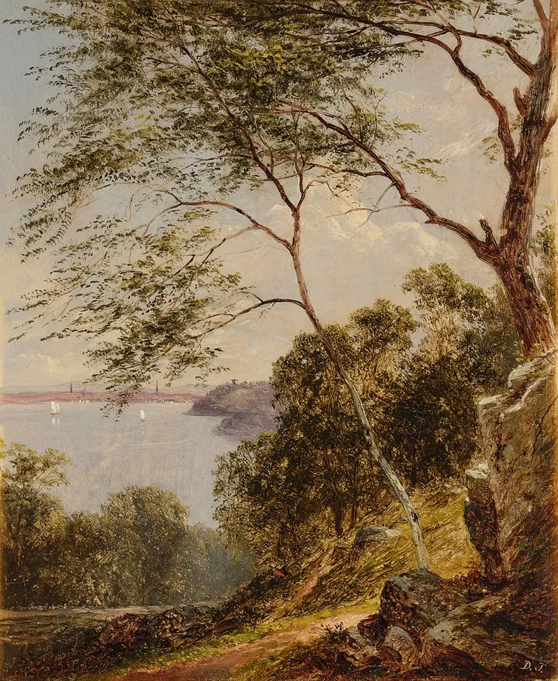 From Union Hill Hoboken by David Johnson - Canvas Print