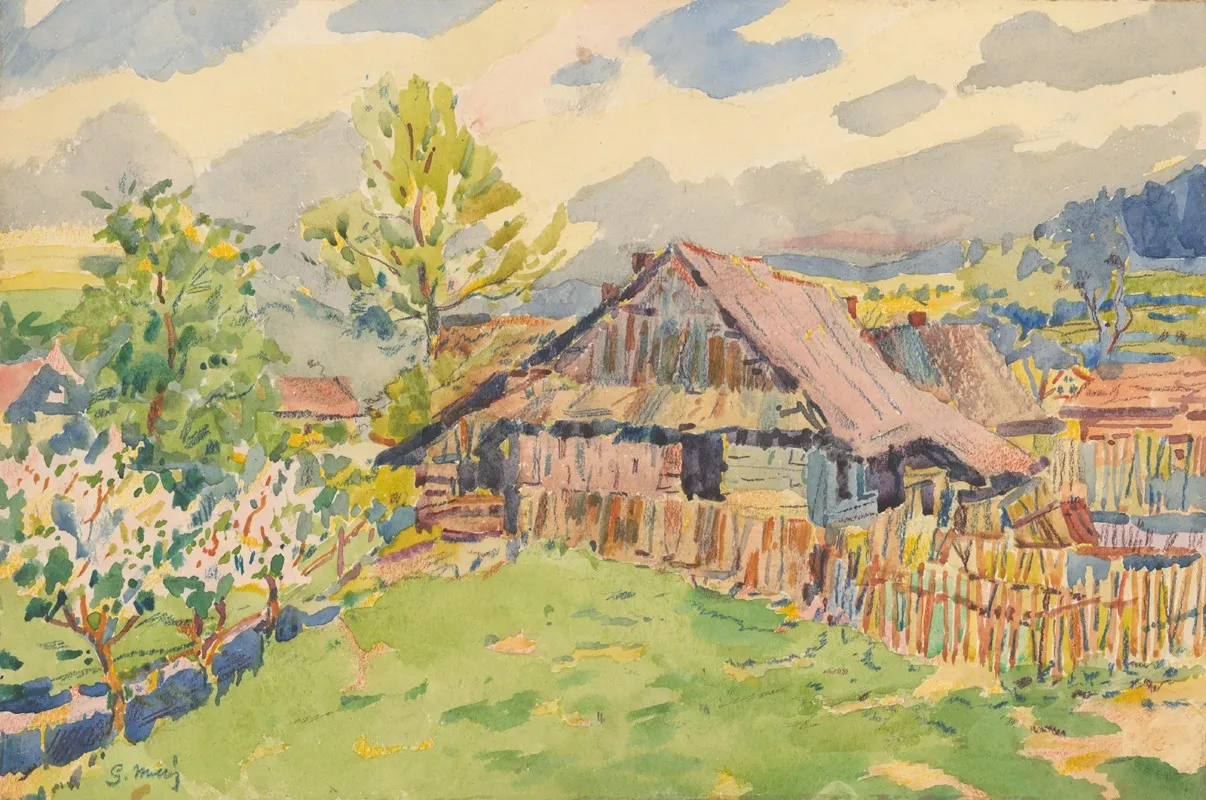 From Vazec 2 by Gustáv Mallý - Canvas Print