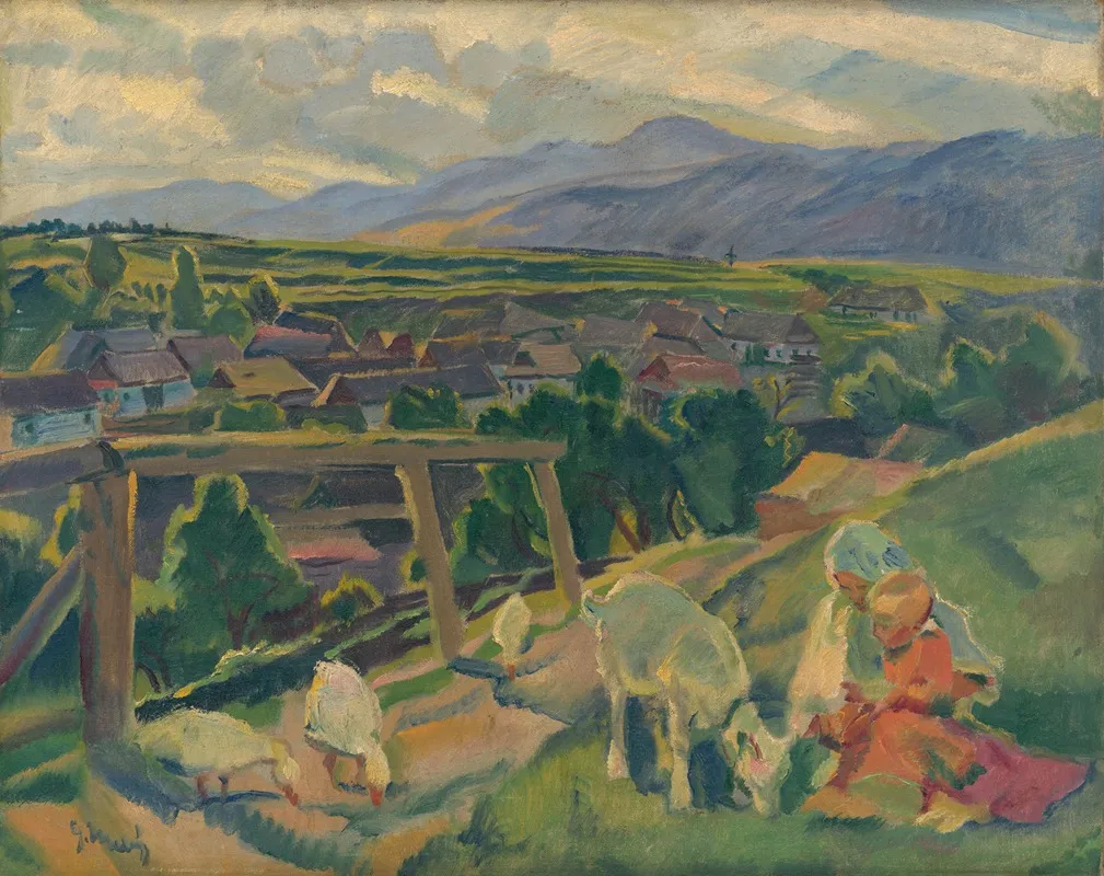 From Vazec by Gustáv Mallý - Canvas Print