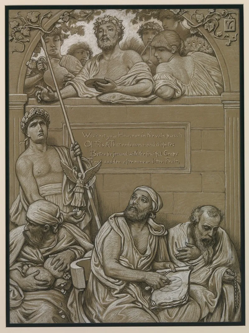 Frontispiece 2 by Elihu Vedder - Canvas Print