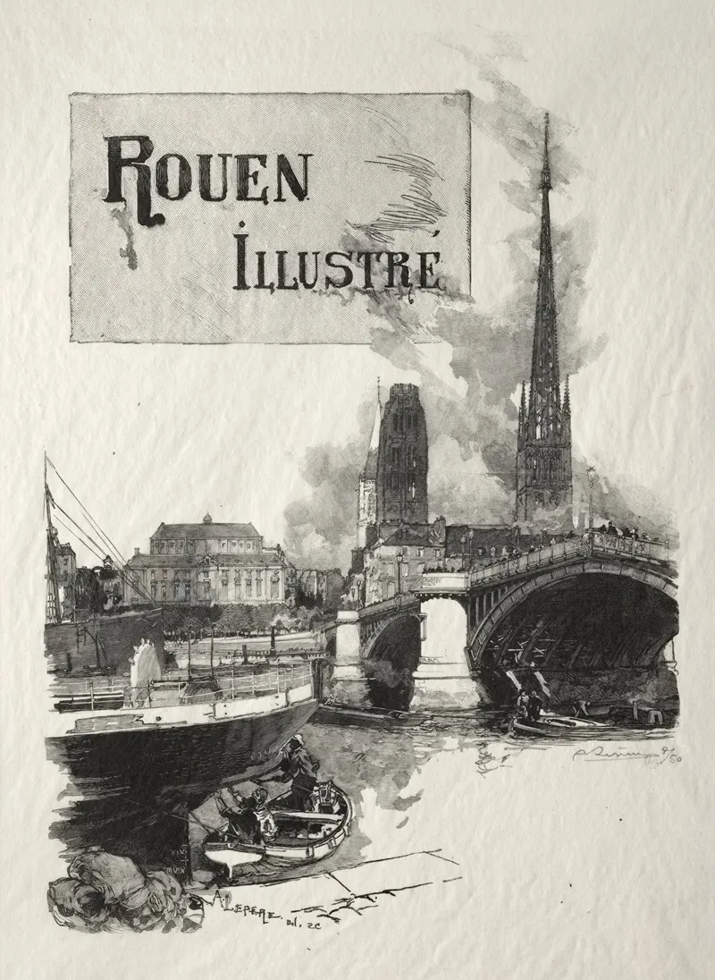 Frontispiece De Rouen Illustre