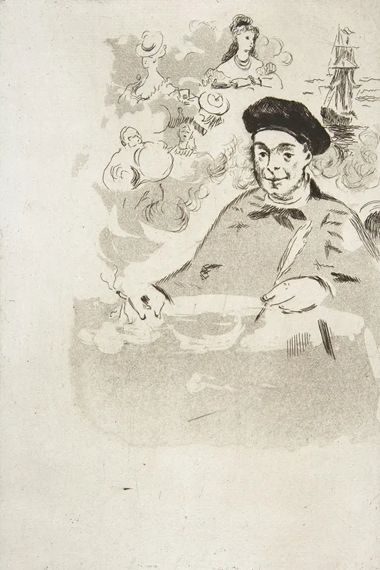 Frontispiece For An Edition Of Les Ballades By Theodore De Banville
