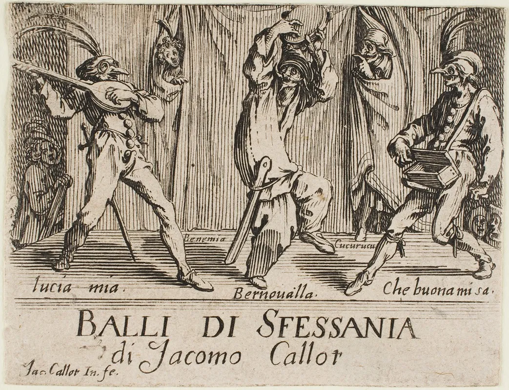 Frontispiece To Balli Di Sfessania