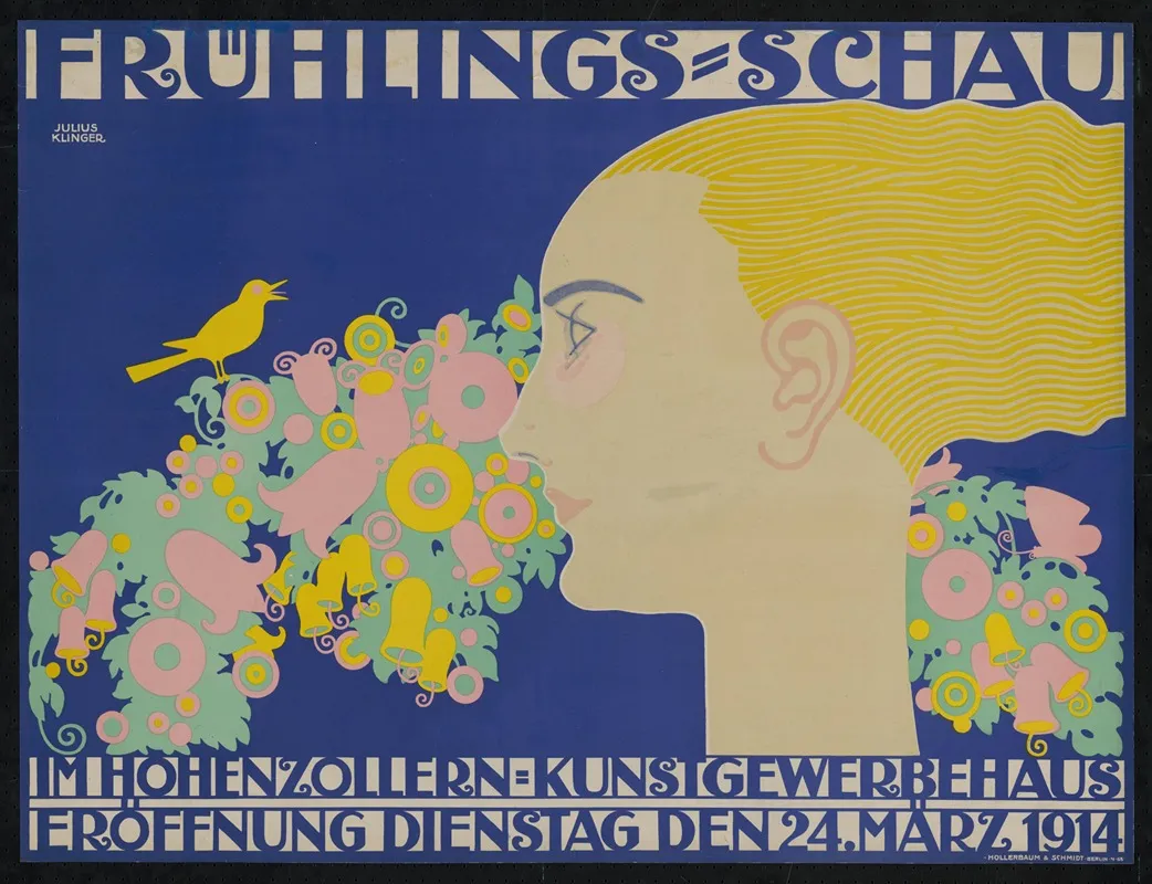 Fruhlingsschau by Julius Klinger - Canvas Print