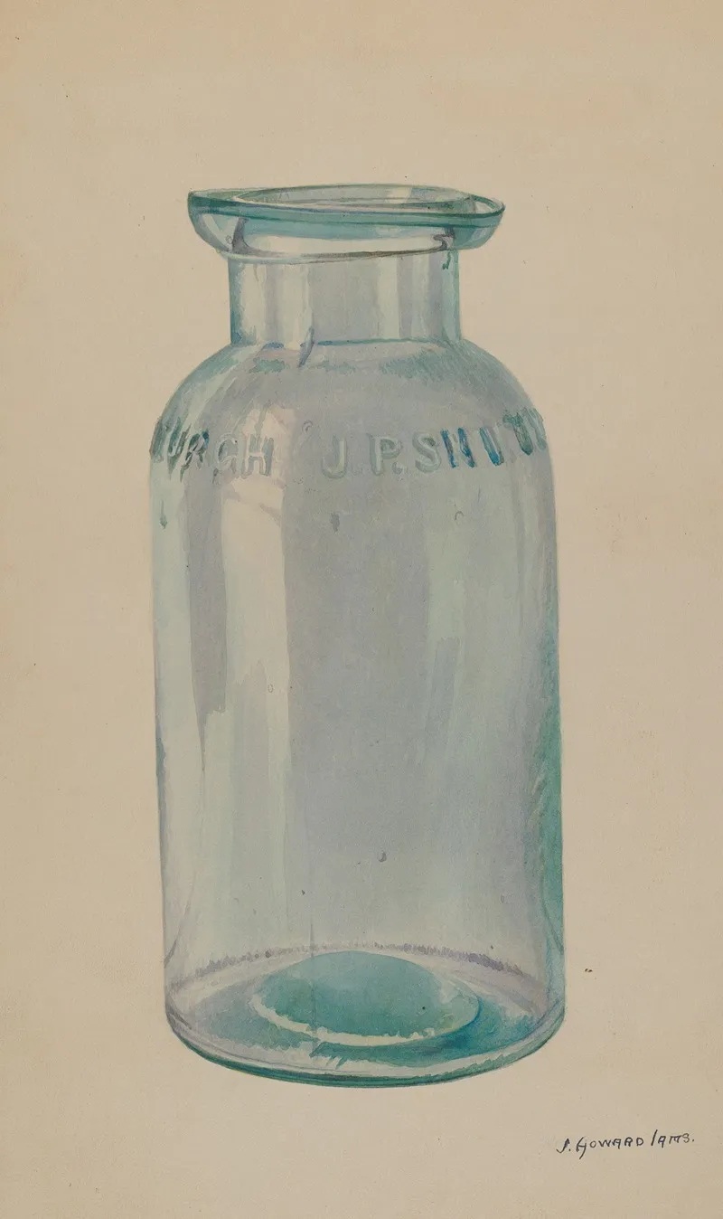 Fruit Jar by J. Howard Iams - Canvas Print