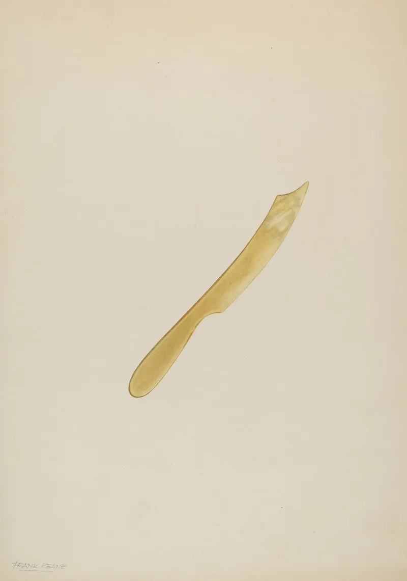 Fruit Knife by Frank M. Keane - Canvas Print