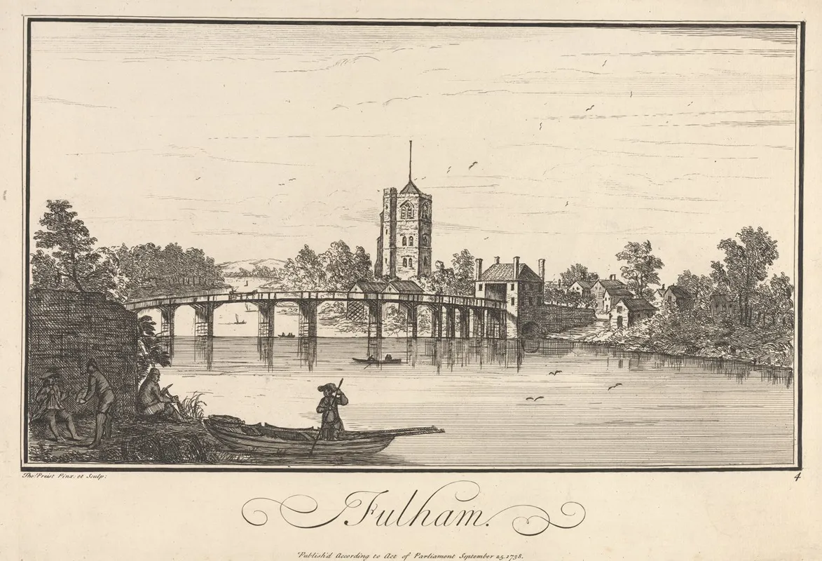 Fulham 3 by Thomas Preist - Canvas Print