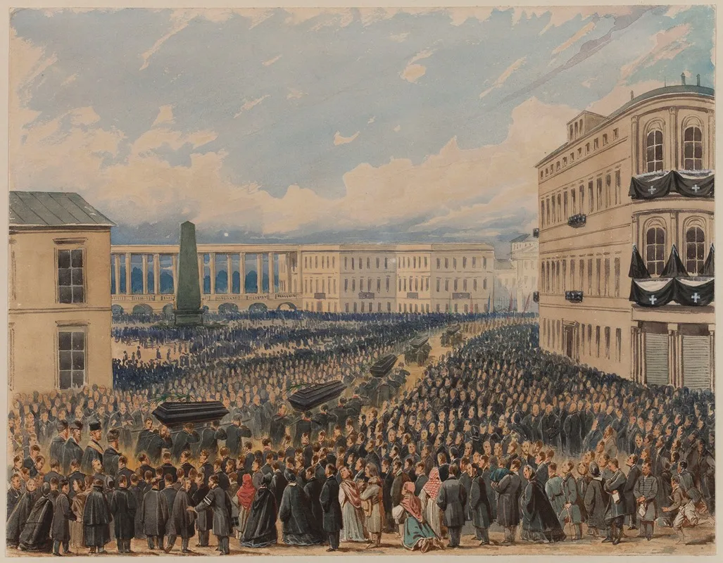 Funeral Of Four Casualties