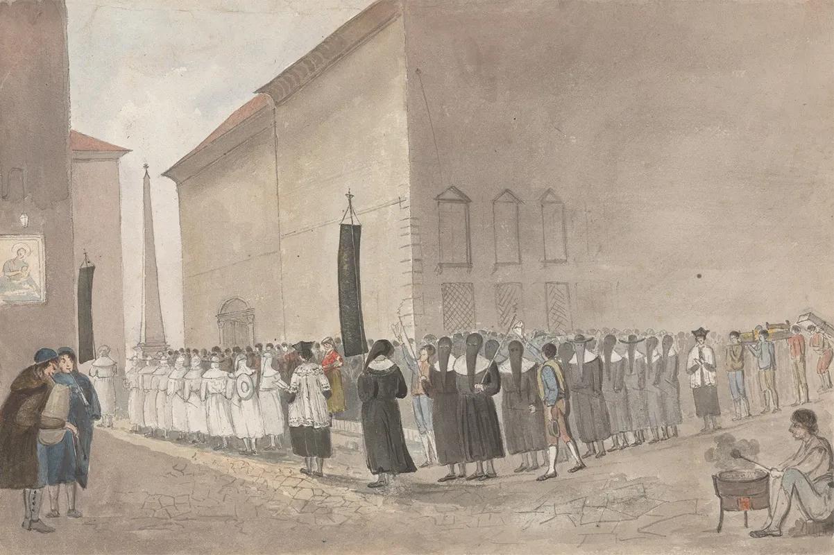 Funeral Procession At Rome
