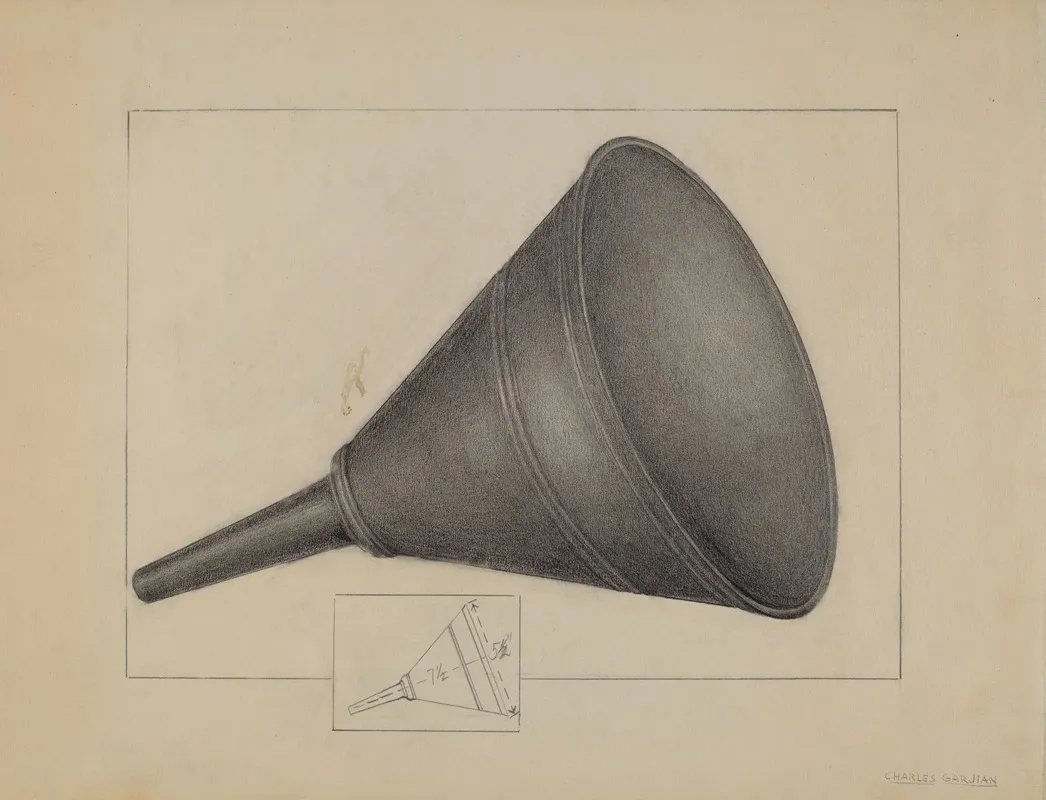 Funnel by Charles Garjian - Canvas Print