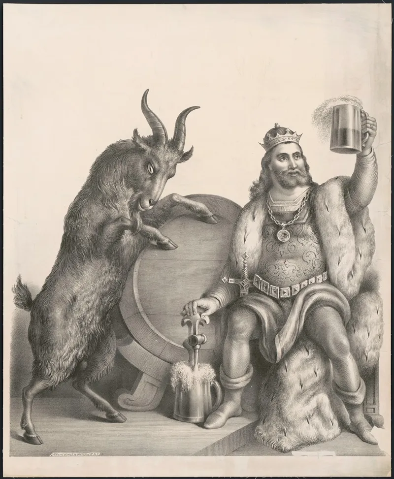 Gambrinus And Bock by Henry Jerome Schile - Canvas Print