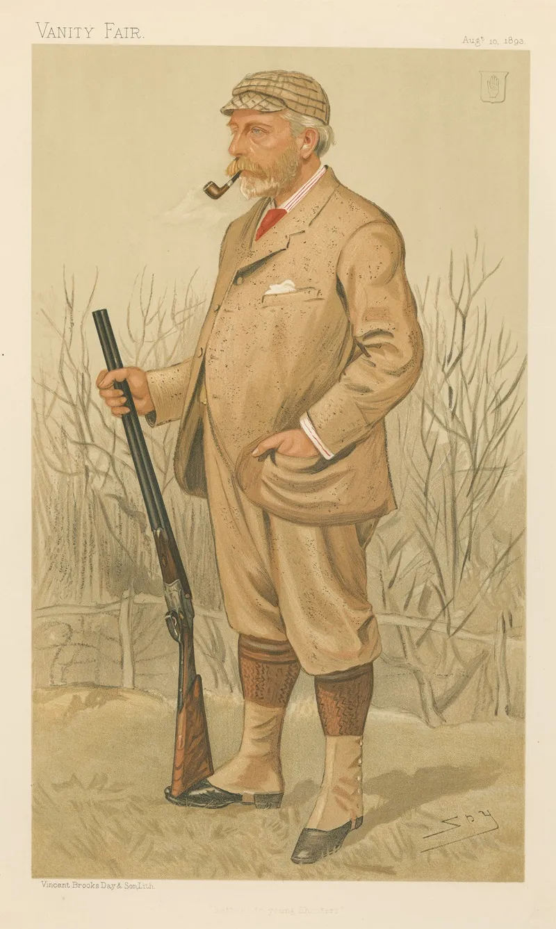 Game Hunter Letters To Young Shooters Sir Ralph Payne Gallway August 10 1893 by Leslie Matthew Ward - Canvas Print