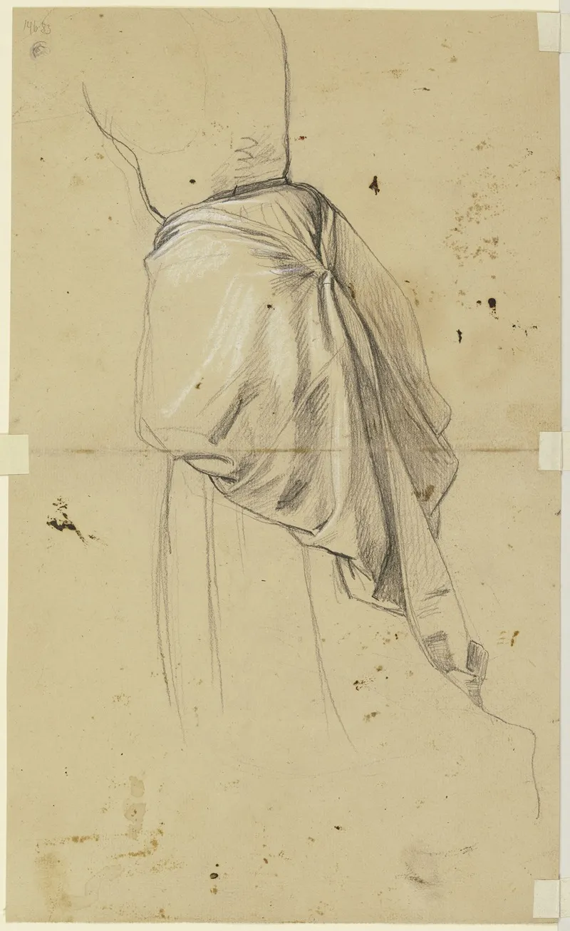 Garbed Woman by Jakob Becker - Canvas Print