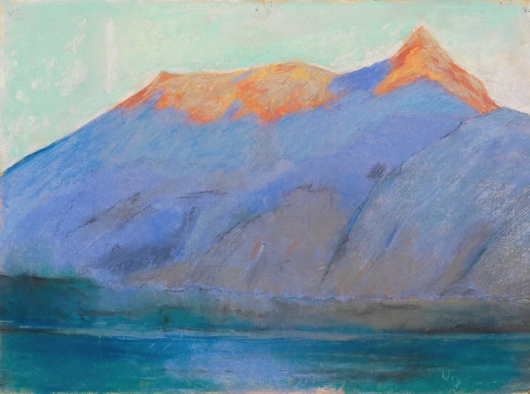 Gardasee Mit Blick Auf Den Monte Baldo