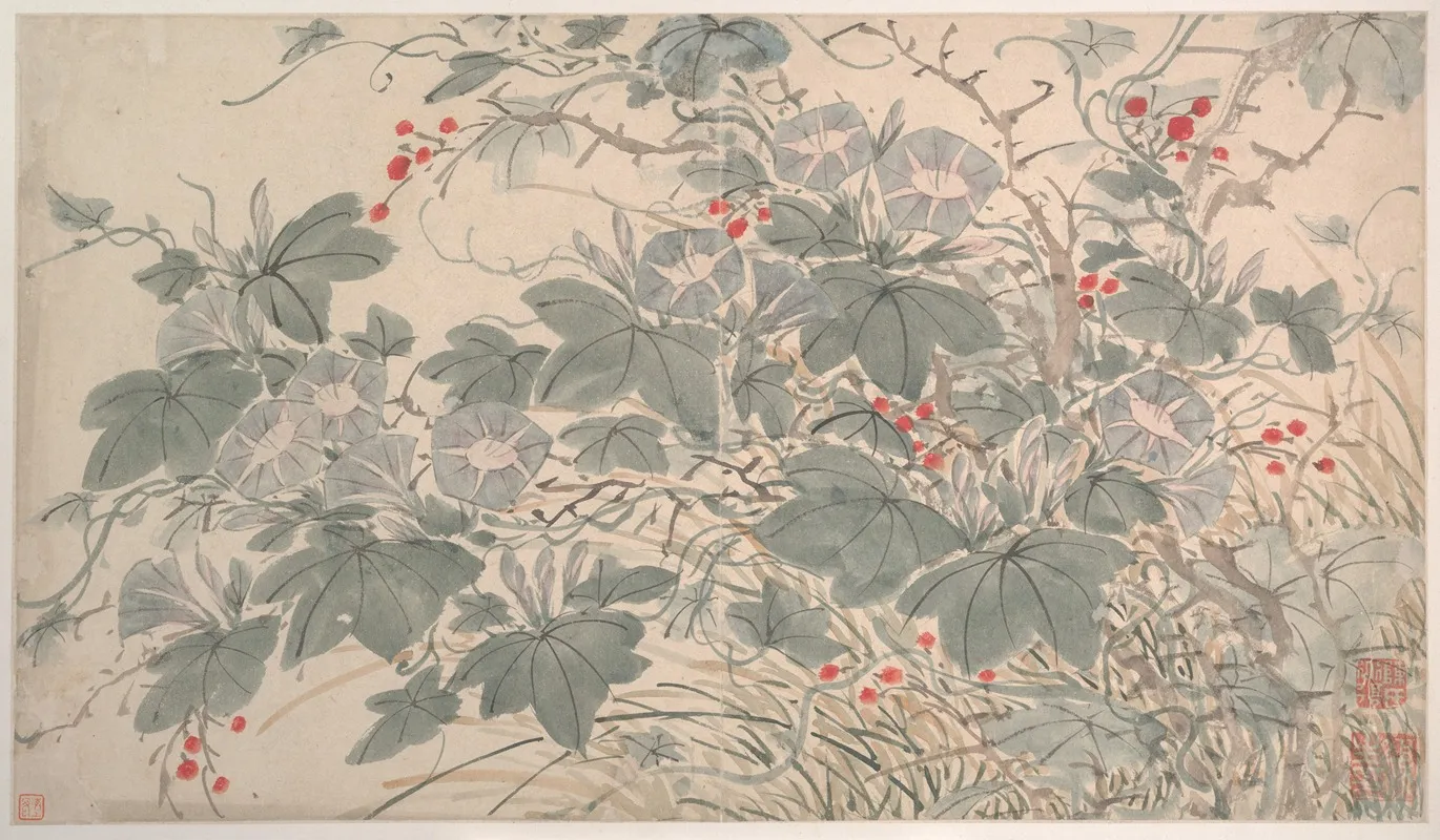 Garden Flowers Pl 07 by Chen Chun - Canvas Print