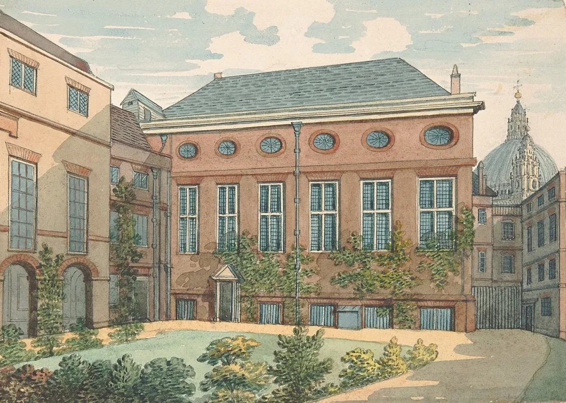 Garden Front Of Stationers Hall