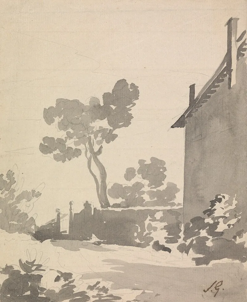Garden View From The Side Of A House