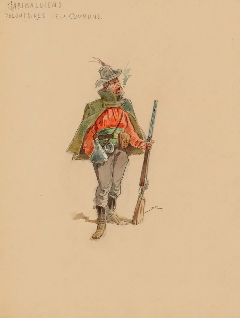Garibaldiens Volontaires De La Commune