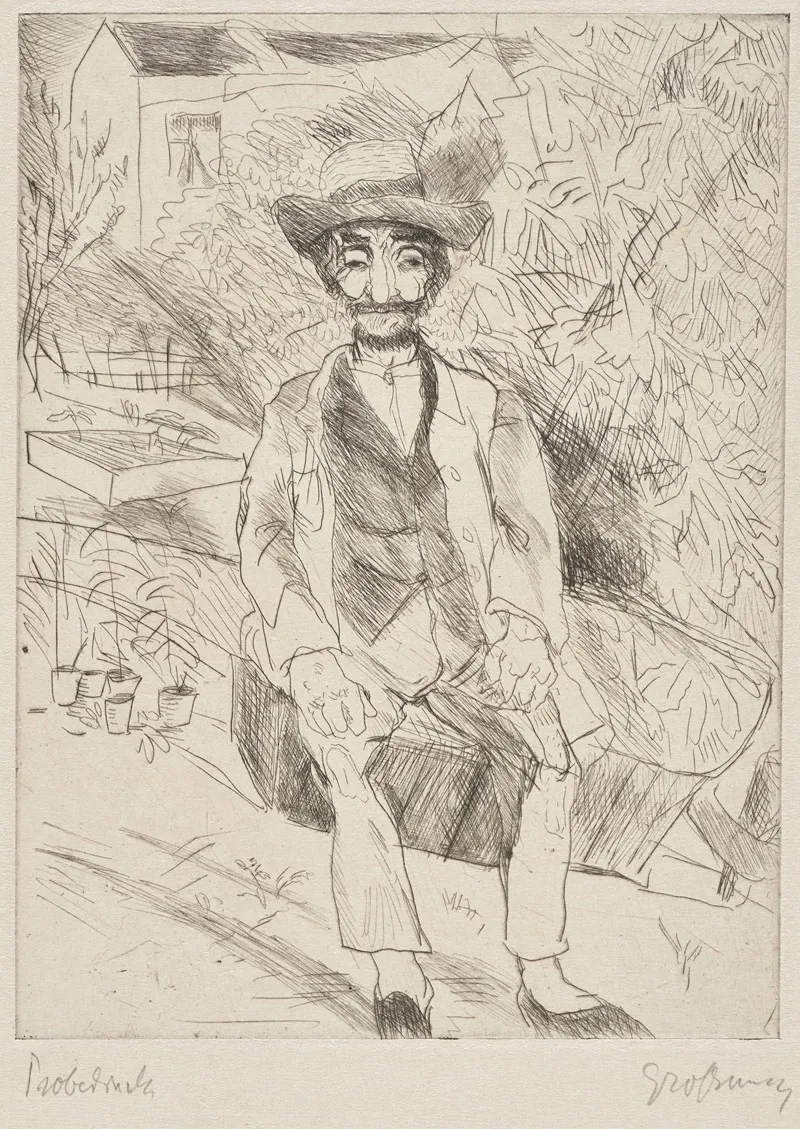 Gartner I by Rudolf Grossmann - Canvas Print