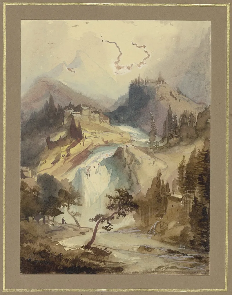 Gastein by Caspar Scheuren - Canvas Print