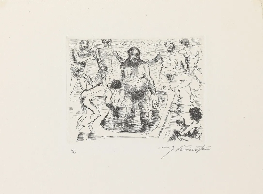 Gastmahl Des Trimalchio 06 by Lovis Corinth - Canvas Print