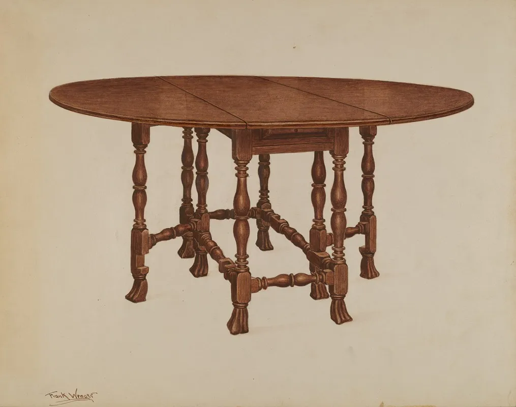 Gate Legged Table 3