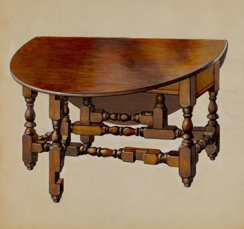 Gate Legged Table 5