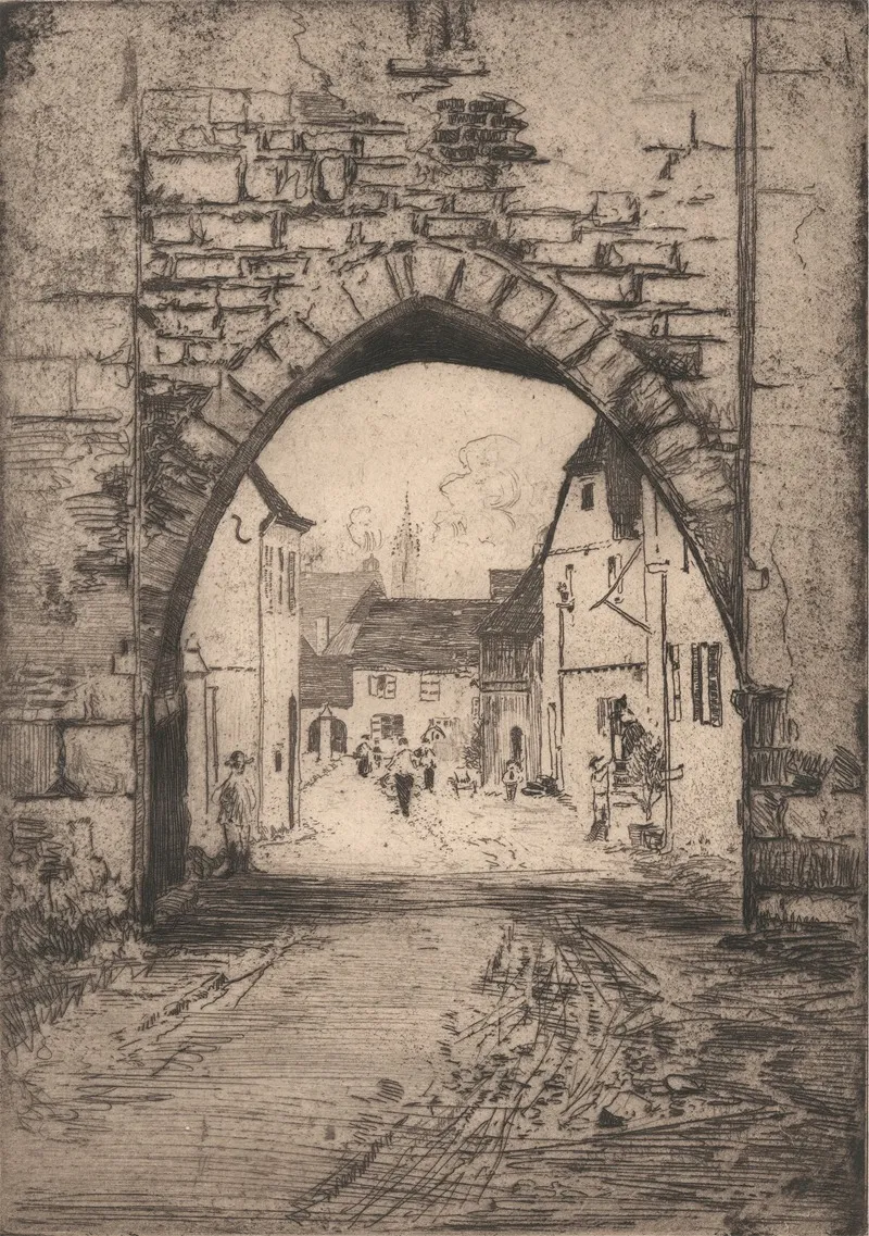 Gateway Ammerscheiner by Edward Millington Synge - Canvas Print