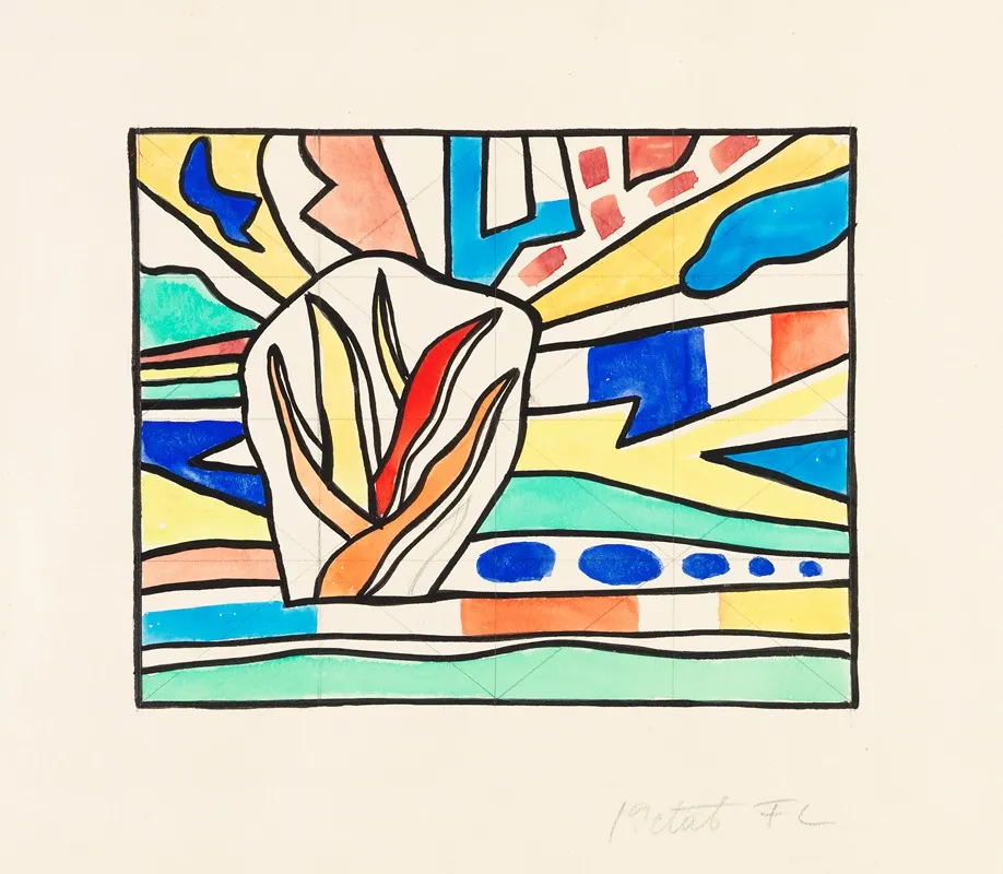 Gaz De France by Fernand Léger - Canvas Print