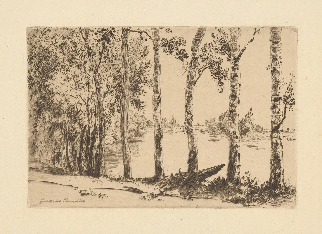 Gazette Des Beaux Arts 2 by Félix Bracquemond - Canvas Print