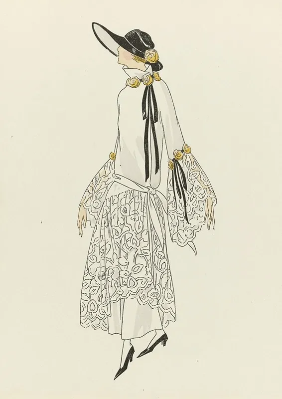 Gazette Du Bon Ton 1921 No 10 Croquis No Xv