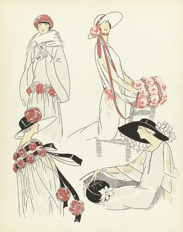 Gazette Du Bon Ton 1921 No 10 Pl Xx Pour La Rivier
