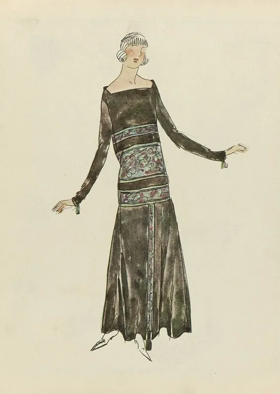 Gazette Du Bon Ton 1922 No 8 Croquis No Vii