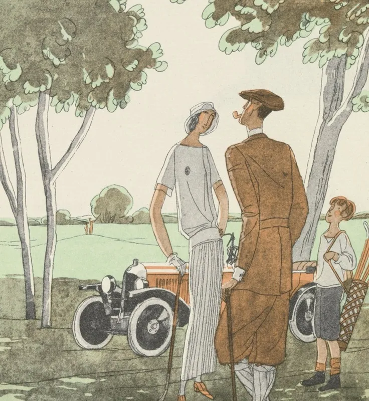 Gazette Du Bon Ton 1922 No 9 P 268 Le Citroen Et Les Sports