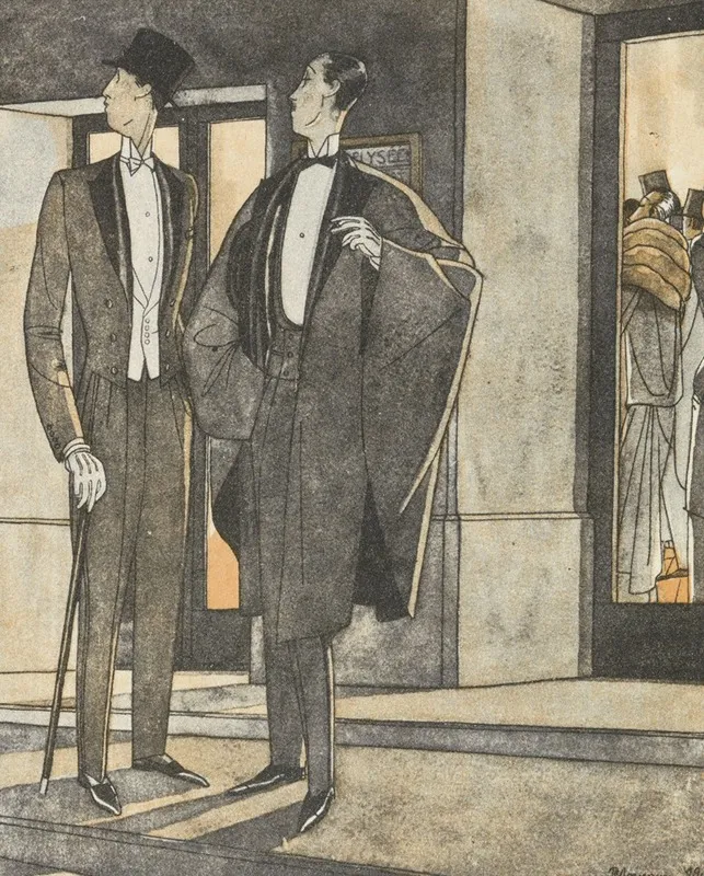 Gazette Du Bon Ton 1922 No 9 Pag 280 La Soiree Au Theatre