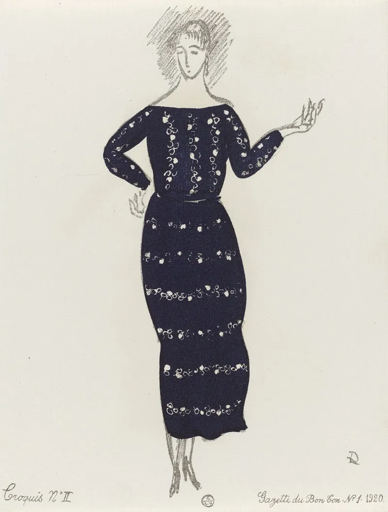 Gazette Du Bon Ton Croquis No Ii